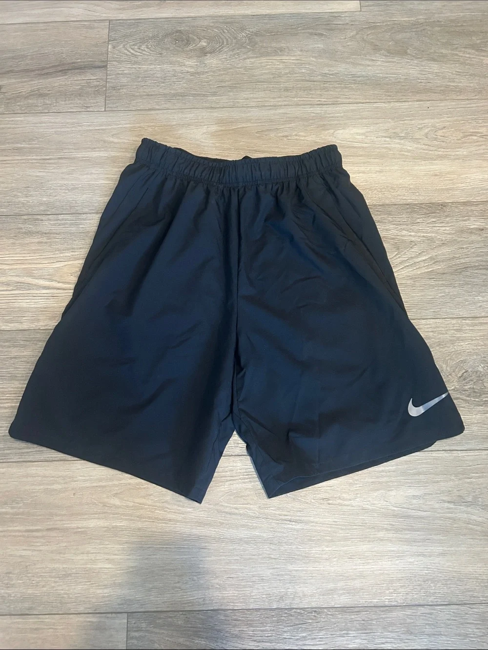 NWOT Nike Men’s Black Athletic Shorts with Reflective Swoosh Size Medium